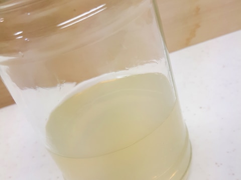 レモン果汁で(^^)簡単レモンシロップ♪